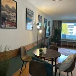 Apartment Alpine Hideaway - Cozy Mountainview Studio, Home-cinema, Free Parking, Ski, Engelberg, Luzern *