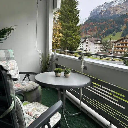 Apartment Alpine Hideaway - Cozy Mountainview Studio, Home-cinema, Free Parking, Ski, Engelberg, Luzern *