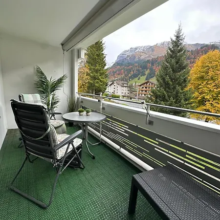 Apartment Alpine Hideaway - Cozy Mountainview Studio, Home-cinema, Free Parking, Ski, Engelberg, Luzern