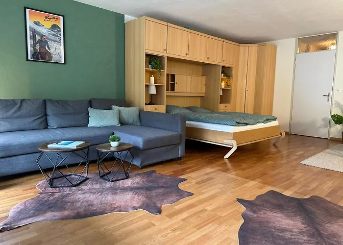 Alpine Hideaway - Cozy Mountainview Studio, Home-cinema, Free Parking, Ski, Engelberg, Luzern