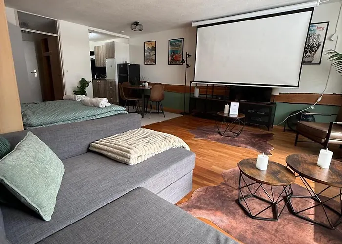 Alpine Hideaway - Cozy Mountainview Studio, Home-cinema, Free Parking, Ski, Engelberg, Luzern Engelberg